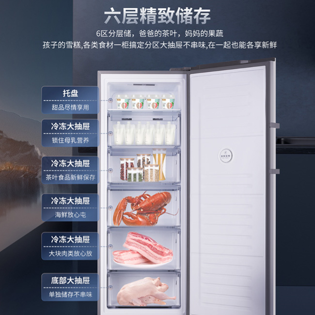 春鮮、海鮮、河鮮上市，澳柯瑪立式冷柜知時節(jié)囤春鮮