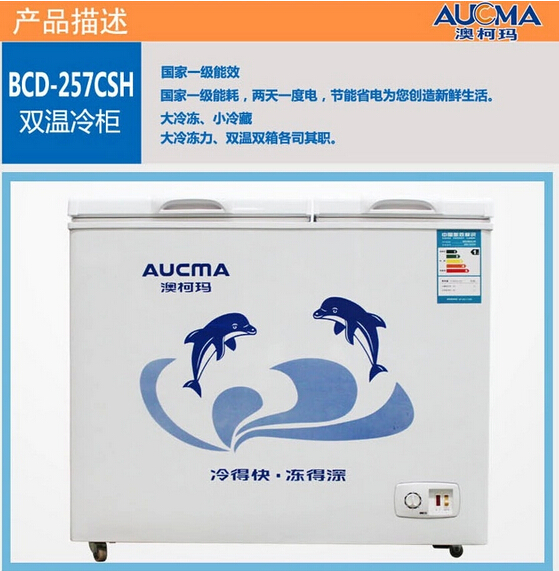 BCD-257CSH臥式雙溫冷凍柜產(chǎn)品描述