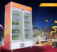 用誠信塑品牌，澳柯瑪玻璃門冷柜受青睞